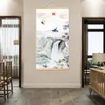 中國傳統山水畫山水畫客廳捲軸畫背景牆裝飾畫