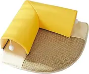 Cat Bed with Tunnel - Cave Cushion for Indoor Kitten - Non-Slip 2-in-1 Cat Tunnel Bed with Removable Cushion for Kitten Chinchilla Ferret