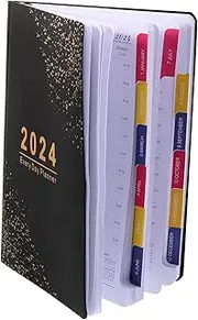 Uonlytech Daily Planner Notepad Lightweight Travel Journal for Efficient Scheduling Stylish Design for Home and Office Use Note Taking and Recording