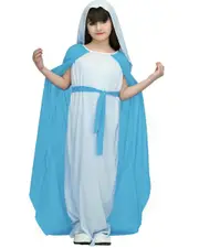 Mary Blue Dress Up Girls Costume