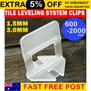 600/1000/2000 Tile Leveling System Clips Wall Floor Tiling Spacer Tool 1.5mm 3mm