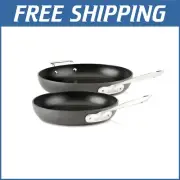 Versatile Induction-Compatible Fry Pan Set - 10'' & 12'' Nonstick Cookware