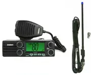 UNIDEN UH5050 H/DUTY 12V & 24V 5W UHF RADIO + AXIS CH300 FLEXI BLACK ANTENNA