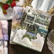 Claude Monet Vintage Art Painted Journal Hardcover Gratitude Reflection Diary
