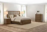 MATTEO 4 Piece King Bed Tall Chest Suite.