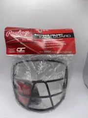 RAWLINGS BATTER’S HELMET FACE GUARD BASEBALL/SOFTBALL BLACK(2-BLK2-1)New Sealed!