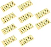 WHAMVOX 10 Pcs Ukulele Scale Stickers for Fingerboard Durable Fretboard Decals for Beginners No Fading Sweat Easy to Use Ukulele Learners