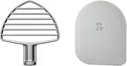 [KitchenAid] 5KSMPB7SS Stainless Steel Pastry Beater for Bowl Lift Stand Mixer, Silver, 6.9 Litre Capacity