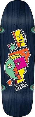 Krooked Skateboards Cluster Old School Skateboard Deck - 9.81" x 32.06"