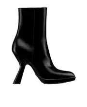 Christian Dior Pointed Toe Zip-Up Boots 36,38.5,37,38,39.5,39,40 black