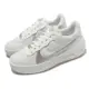 Nike 休閒鞋 Wmns AF1 PLT AF ORM 女鞋 男鞋 白 金屬銀 厚底 皮革 經典 DJ9946-101 [ACS 跨運動]