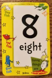 Dr. Seuss Counting Number 8 Eight Card Junk Smash Journal Scrapbook Crafts
