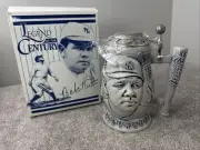Babe Ruth New York Yankees Vintage Lidded Beer Stein Mug 1999 Sultan Of Swat