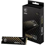 MSI SPATIUM M461 4TB 4TB SSD SPATIUM M461 PCIe 4.0 NVMe M.2 Solid State Drive, 5 Years Warranty