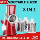 Kitchen Vegetable Food Manual Rotary Drum Grater Chopper Slicer Cutter melb