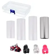4 *Glass/ Steel Slide+4* Guitar Picks For Acoustic Electric Guitar Accessories c