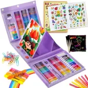 iki drawing set new color added 208 pieces drawing set color pencil crayon 259
