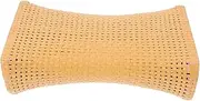 Luxshiny Hollow Cooling Pillow Hollow Home Spa Pillow Neck Pillow Cylindrical Pillow Sauna Pillow Cooling Body Pillow Woven Headrest Pillow Round Neck Support Pillows Wicker Pillow Khaki Pe
