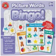 Learning Can Be Fun Picture Words Bingo