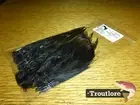 BLACK WOOLLY BUGGER SADDLE HACKLE 6-7" - NEW FLY TYING FEATHERS HARELINE