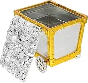 Abaodam Jewelry Treasure Box Boxes Treasure Chest Sculpture Dolls House Accessories Plastic Chests Treasure-chest Keepsake Decorative Trunk for Keepsakes Plastic