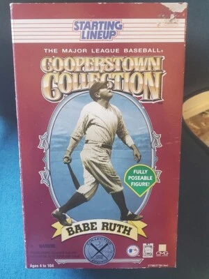 1996 Starting Lineup Cooperstown Collection "Babe Ruth" Poseable Figurine