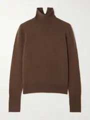 [Joseph] Joseph - Cashmere Turtleneck Sweater - Brown - x large x large Brown