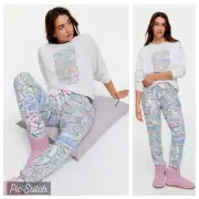 BNWT PETER ALEXANDER X BRENTOS ANIMALS PLUSH PJ PANTS SIZE XS 8 KOALA STRETCH