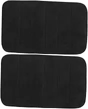 LIFKOME 2Pcs Memory Indoor Doormats Water Absorbent Floor Mats for Entrance Back Door Non Slip Design for Kitchen and Home