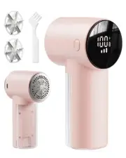 Rechargeable Fabric Shaver Electric Lint Remover Lint Shaver with Digital Dis...