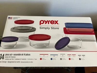 Pyrex® Simply Store Baking Dish, Glass, 14 Piece best price free shipping new