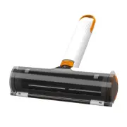 Fur Lint Roller Portable Pet Hair Remover Brush for Home Cleaning (Orange)