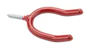National Hardware N188-004 Steel Vinyl Coated Red Double Hook (Pack of 6)