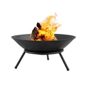 Glasshaus Co. Fire Pit Raised Bowl BBQ Portable Outdoor Camping Pit Patio Fireplace 54cm