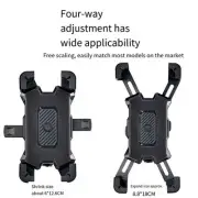 Bike Phone Holder: 360�� Rotatable & Secure Navigation Support For New