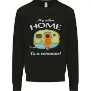 My Other Home Is a Caravan Caravanning Kids Sweatshirt Jumper