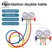 Air Conditioner Manifold Gauge Set R12 R22 R404A R134A Refrigeration Charging