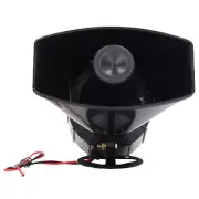 130DB Siren Speaker 60W Alarm Horn Indoor Outdoor Warning Device DC12V