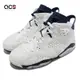 Nike 喬丹鞋 Air Jordan 6 Retro 男鞋 白 午夜藍 AJ6 經典 6代 CT8529-141