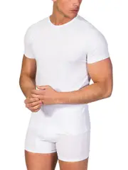 ZD Zero Defects Crew-neck T-shirt Egyptian Cotton - Men T-shirts White L