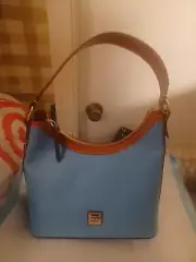 DOONEY & BOURKE PURSE SKY BLUE LEATHER HANDBAG