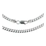 Girls Sterling Silver 2mm Cuban Curb Chain Necklace