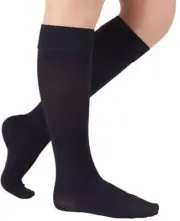 Medi Comfort Calf High, Closed Toe, (Size: I) 20-30mmHg Ebony
