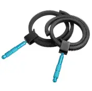 2pcs 36cm Camera Adjustable Rubber Follow Focus Gear Ring Belt for DSLR Camera