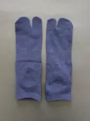 1 Pair Japanese Split Toe Tabi Socks Men/Women Unisex Ninja Socks Blue