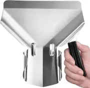 Stainless Steel French Fry Popcorn Scoop, Quick Fill Tool for Food Bags & Boxes,