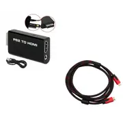 PS2 to HDMI Video Converter PlayStation 2 HD Adapter with 1.5M HDMI Cable V1.4