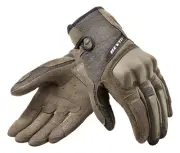 Rev'It Volcano Mens Textile Motorcycle Gloves Sand/Black XXL