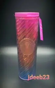 Starbucks Summer 2023 Tim Singleton Twist Rainbow Pride 16 Oz Tumbler