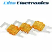 STINGER SPF5840 PRO SERIES 40 AMP FUSE MIDI STYLE PACK OF 3 SHOC-KROME 40A